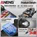 ANENG CM86 Clamp Meter 600A AC DC Current Voltage Resistance Capacitance Temperature Digital Multimeter NCV Function Backlit LCD Auto Power Off Handheld Tester