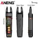 ANENG PN130 Digital Clamp Meter 4000 Counts AC DC Current Voltage Tester Auto Range VA Color Screen NCV CAT III 1000V Multifunction Electrical Tester with Flashlight Data Retention