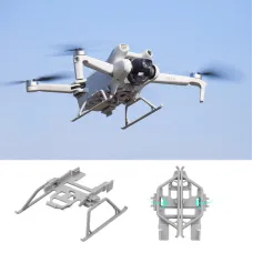 BRDRC Foldable Extended Heighten Landing Gear Skid Legs Protector Support for DJI Mini 3 / Mini 3 PRO RC Drone Quadcopter