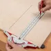 1PCS Woodworking Edge Ruler Protractor Angle Detector Vernier Caliper Measuring Tool Woodworking Tools 10inch/15inch/20inch