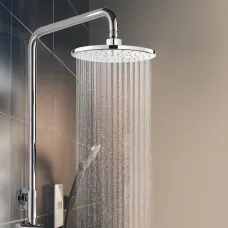 Rainfall Shower Head 3-Settings 8 Inch Large High Pressure Rain Shower Head ABS Polish Chrome Finish With Filter to Anti-clog Anti-leak