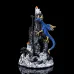 Backflow Incense Burner Resin Dragon Censer Holder + Cone Home Decor 13.5x22.5cm