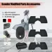 Tail Light Wire Protector + Anti Vibration Shims + kick Stand Cap for M365/M187/Pro Scooter Modified Parts Accessories