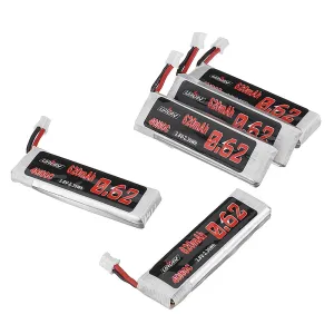 5Pcs URUAV 3.8V 620mAh 40C/80C 1S HV 4.35V Lipo Battery PH2.0 Plug for EMAX Tinyhawk III Plus FPV Racing Drone