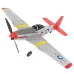 Eachine Mini Mustang P-51D V2 EPP 400mm Wingspan 2.4G 6-Axis Gyro RC Airplane Trainer Fixed Wing BNF/RTF One Key Return Compatible DSM S-BUS Protocol for Beginner