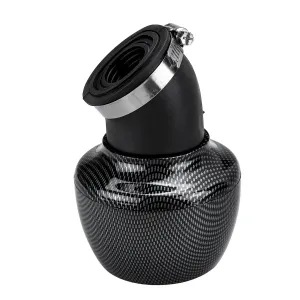 28-48mm 45 Angled Neck Motorcycle Air Intake Filter Universal