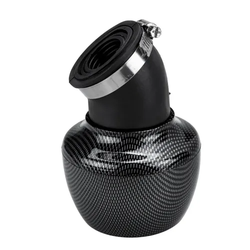 28-48mm 45 Angled Neck Motorcycle Air Intake Filter Universal