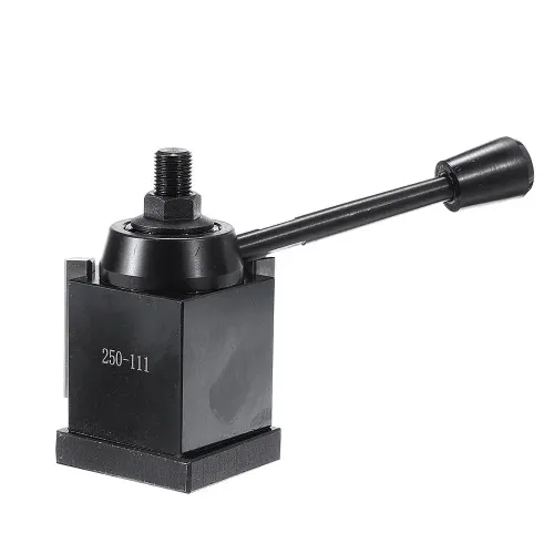 Machifit AXA Size DMC-250-111 Wedge Type Tool Post 12 Inch Swing CNC Quick Change Lathe Tools Post Holder