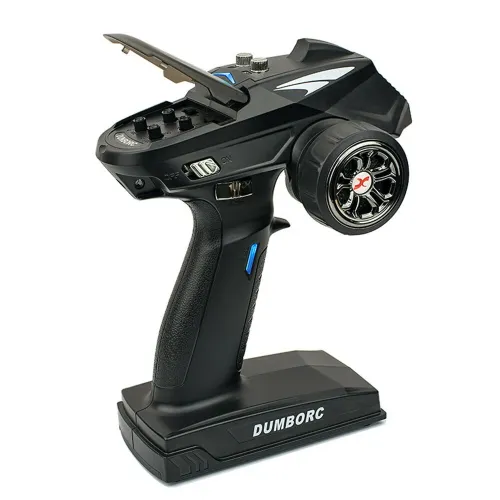 DumboRC X6 2.4GHz 6CH Radio Transmitter with X6F RC Receiver for RC Vehicles Boat Tank Models without Gyro Function