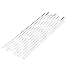 10Pcs 200x7x2mm Length 200mm OD 7mm 2mm Thick Wall Borosilicate Glass Blowing Tube Lab Factory School Home Tubes