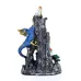 Backflow Incense Burner Resin Dragon Censer Holder + Cone Home Decor 13.5x22.5cm