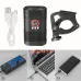 3000LM Double LERechargeable Bicycle Head Light Bike Type-Lamp+Rotating Mount Headlamp