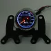 Motorcycle Odometer Speedometer Gauge Meter Dual Color LED Backlight