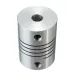 Flexible Shaft Coupling OD18mmx25mm CNC Stepper Motor Coupler Connector 6.35 To 8mm